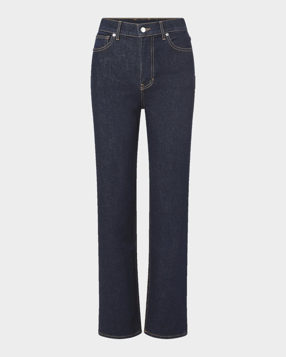 Veronica Beard Leah Mid-Rise Straight Jeans