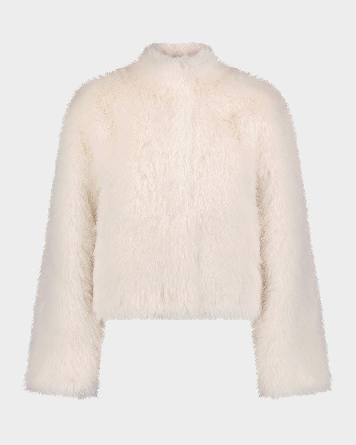 Lyla Grant Fur-Free Short Faux Fox Coat