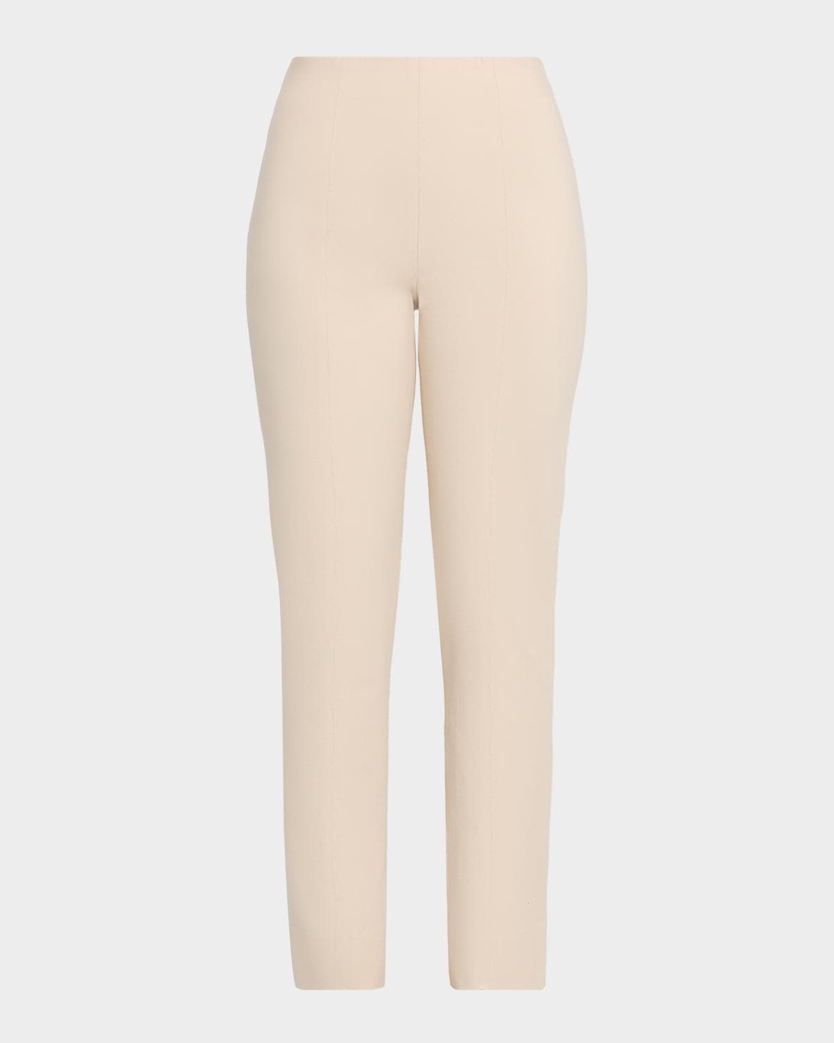 Misook Cropped Straight-Leg Pants