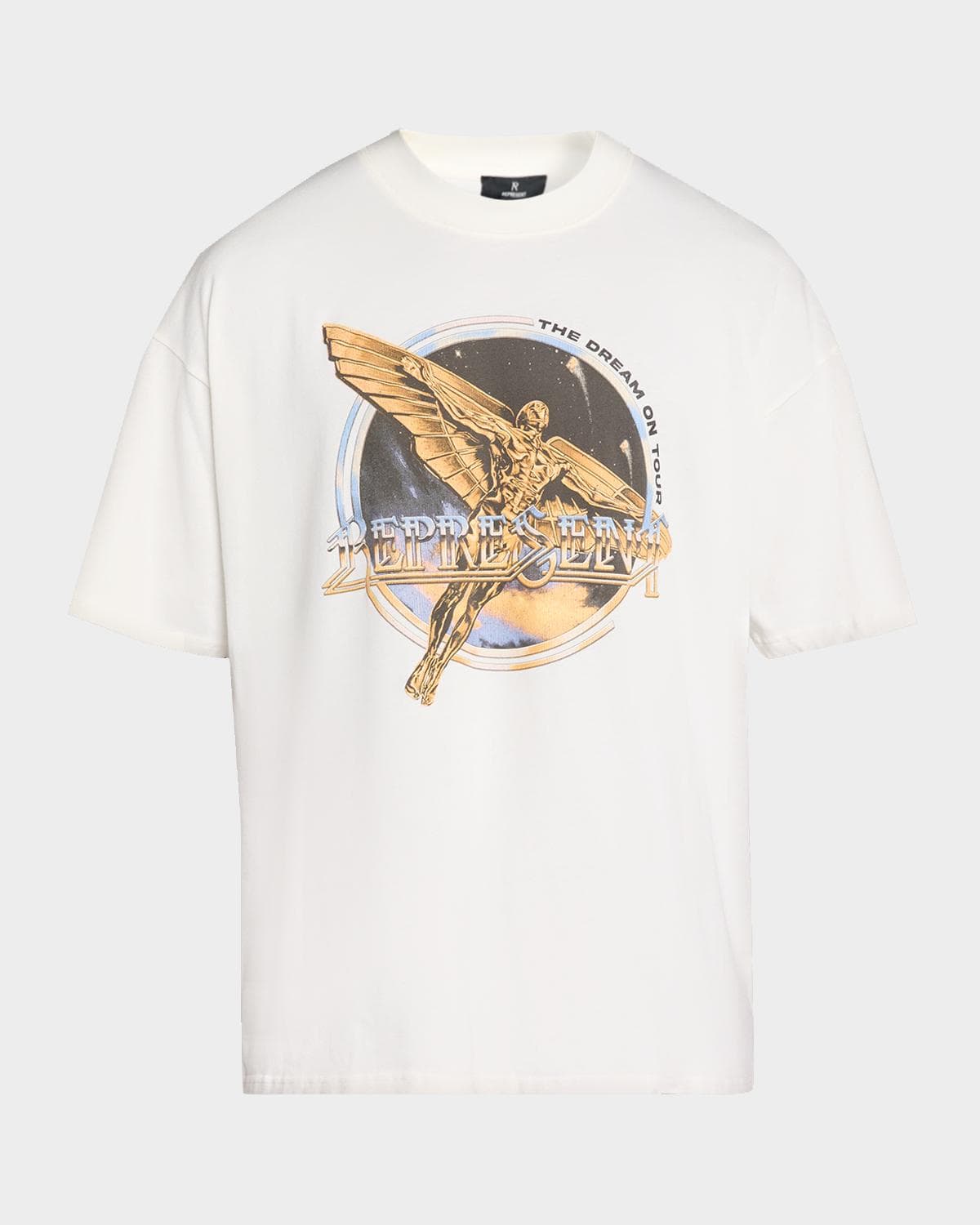 REPRESENT Men's Golden Tour Graphic-Print Cotton T-Shirt