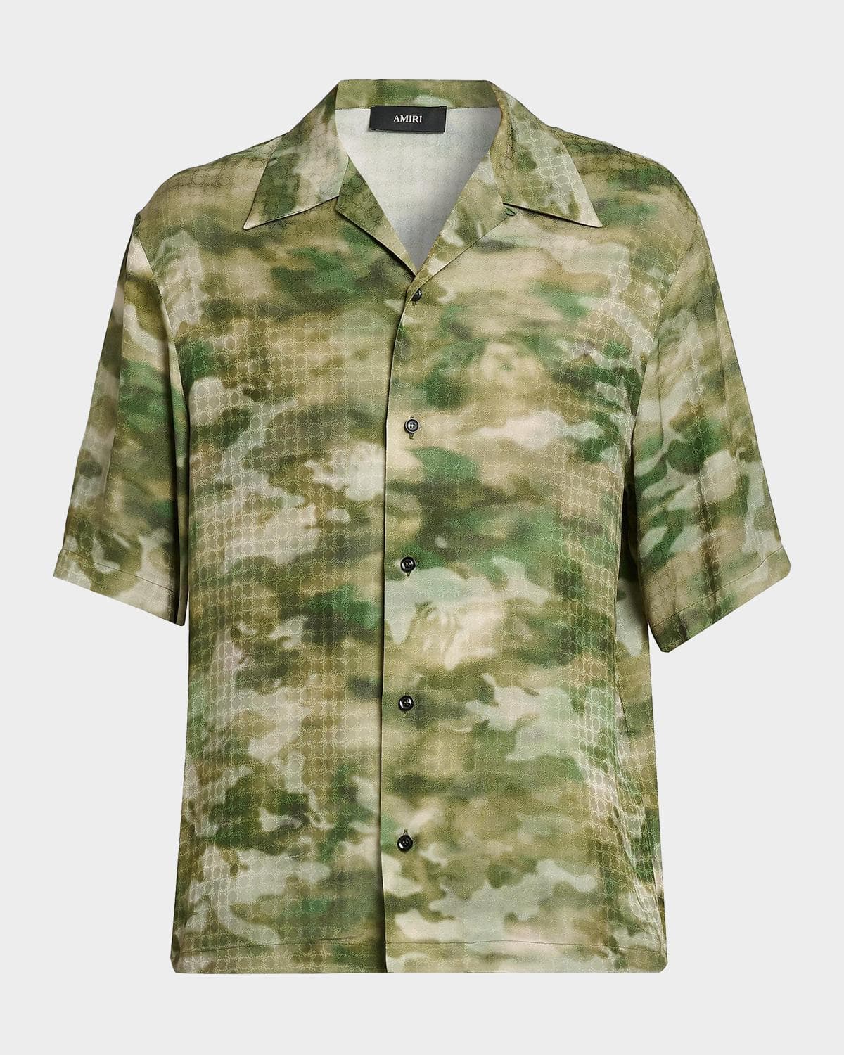Amiri Ma Quad Camouflage Button-Front Shirt