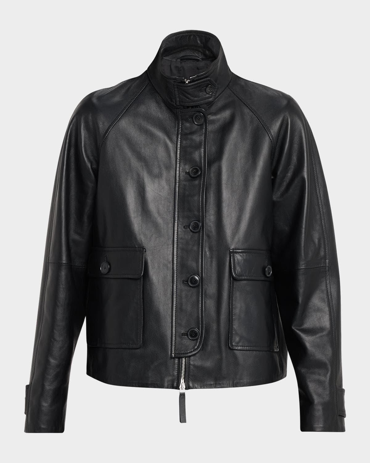 Proenza Schouler White Label Gio Lambskin Leather Jacket