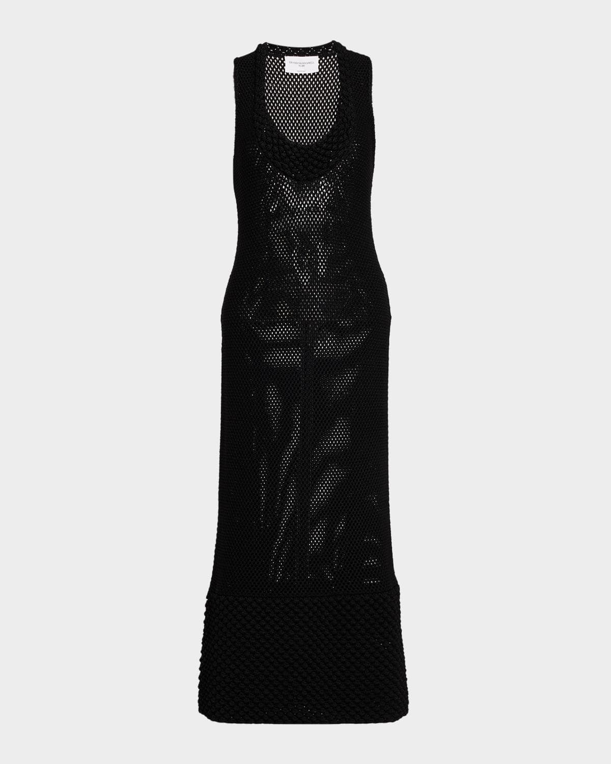Brandon Maxwell The Lou Lou Mesh-Knit Dress