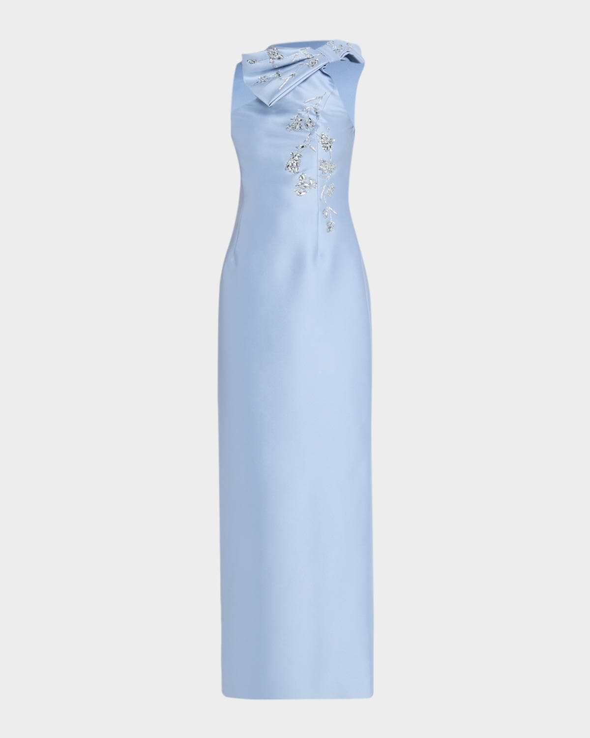 SACHIN BABI Olivia Beaded Bow-Embellished Mikado Gown