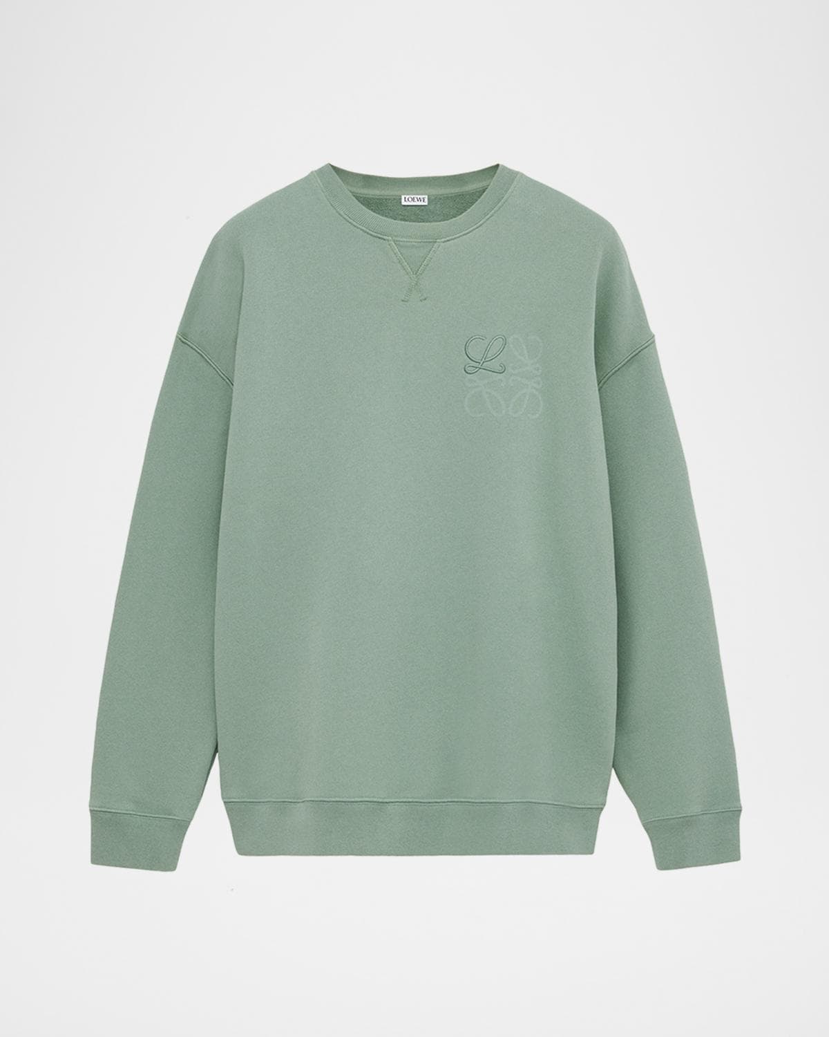 LOEWE Men's Print-Embroidered Anagram Sweatshirt