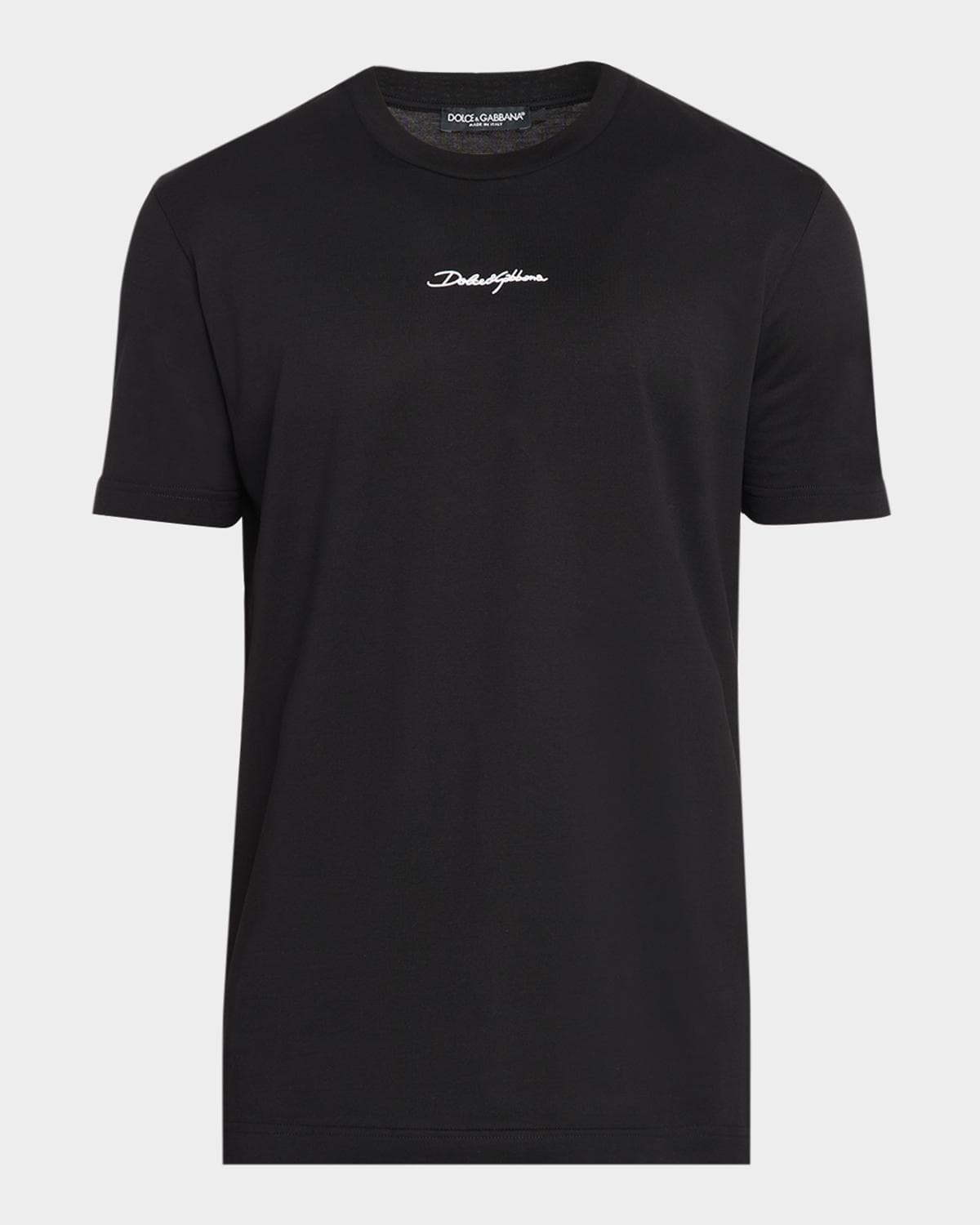 Dolce & Gabbana Men's Cotton Logo Signature T-Shirt
