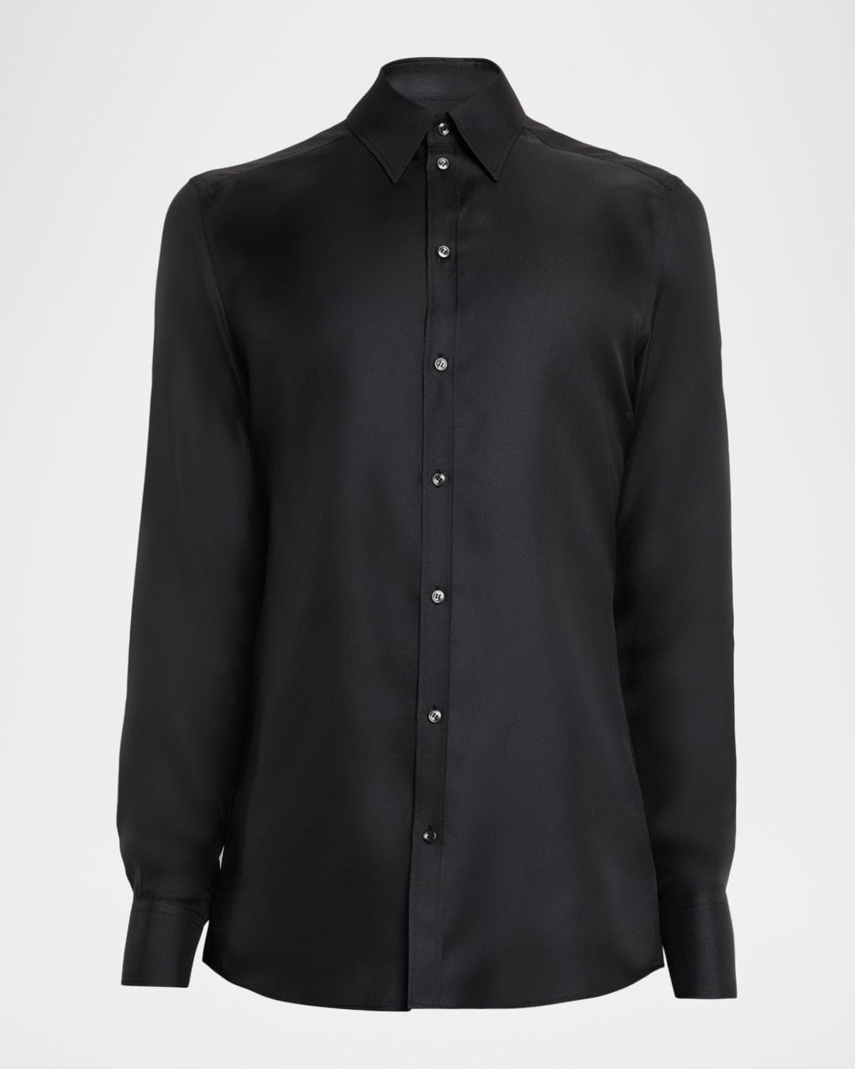 Dolce & Gabbana Men's Silk Satin Classic-Fit Dress Shirt