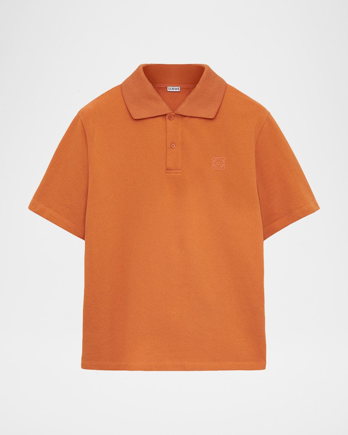 LOEWE Men's Tonal Anagram Pique Polo Shirt · SMALL