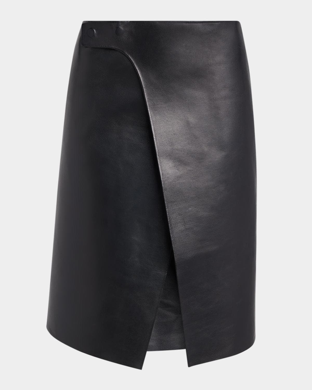 TOM FORD Nappa Leather Wrap Skirt
