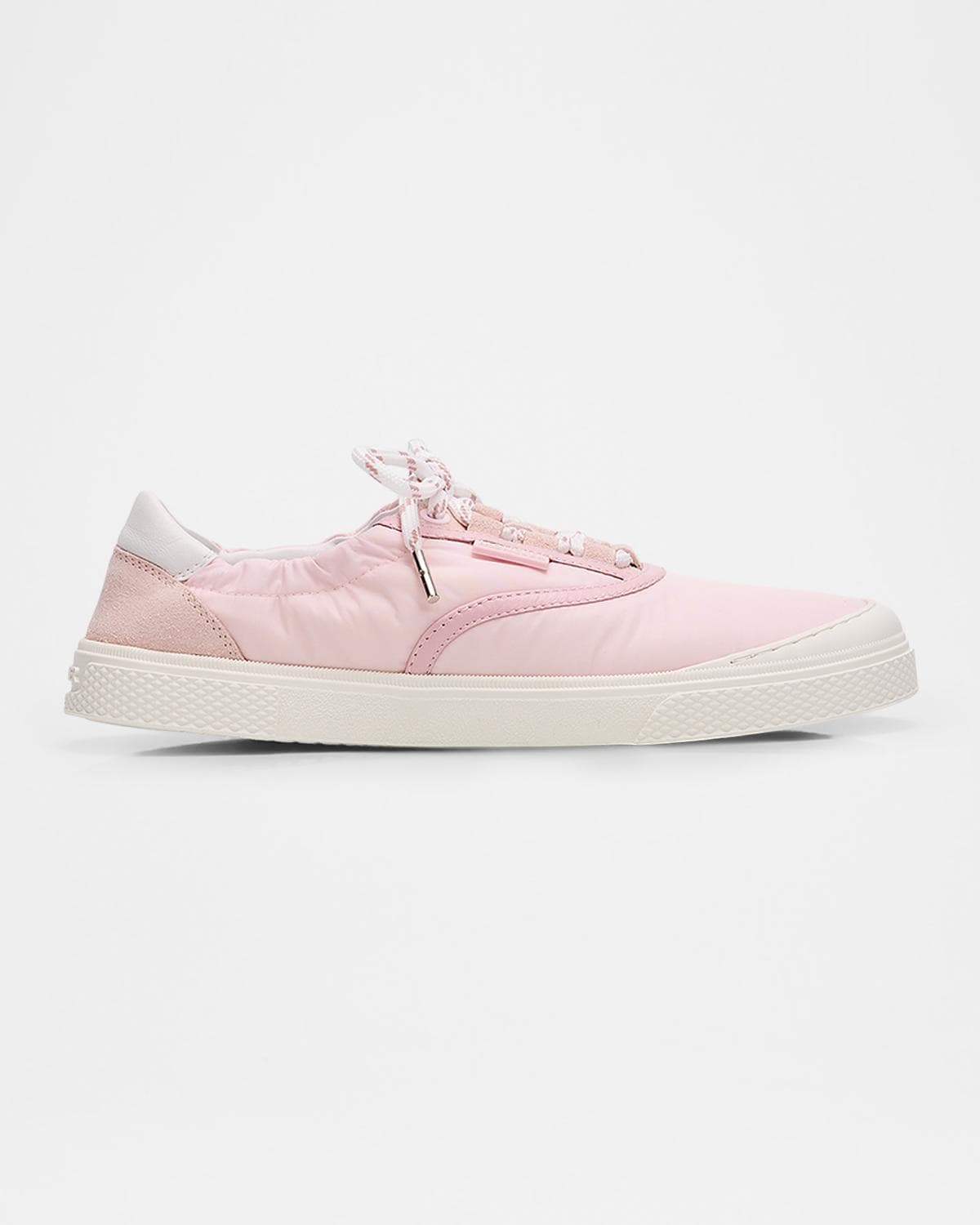 Moncler Vera Leisure Suede Low-Top Sneakers