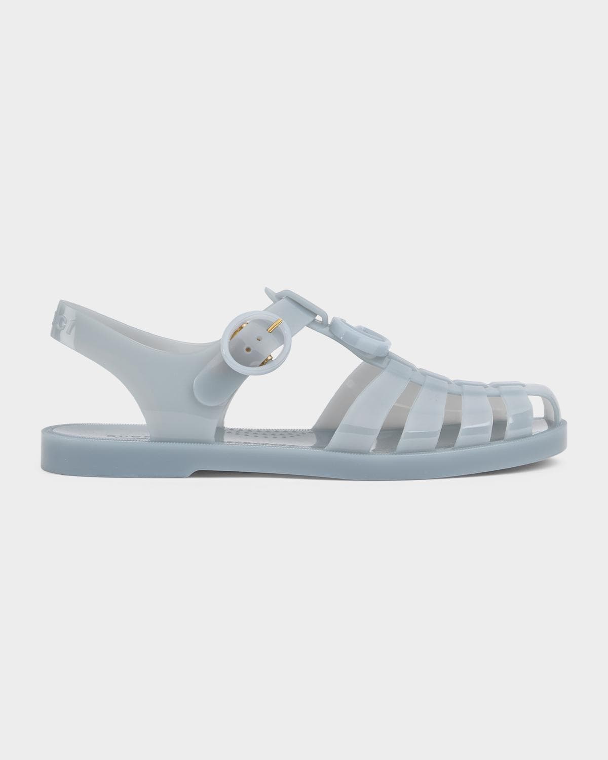 Gucci GG Glossy Jelly Fisherman Sandals