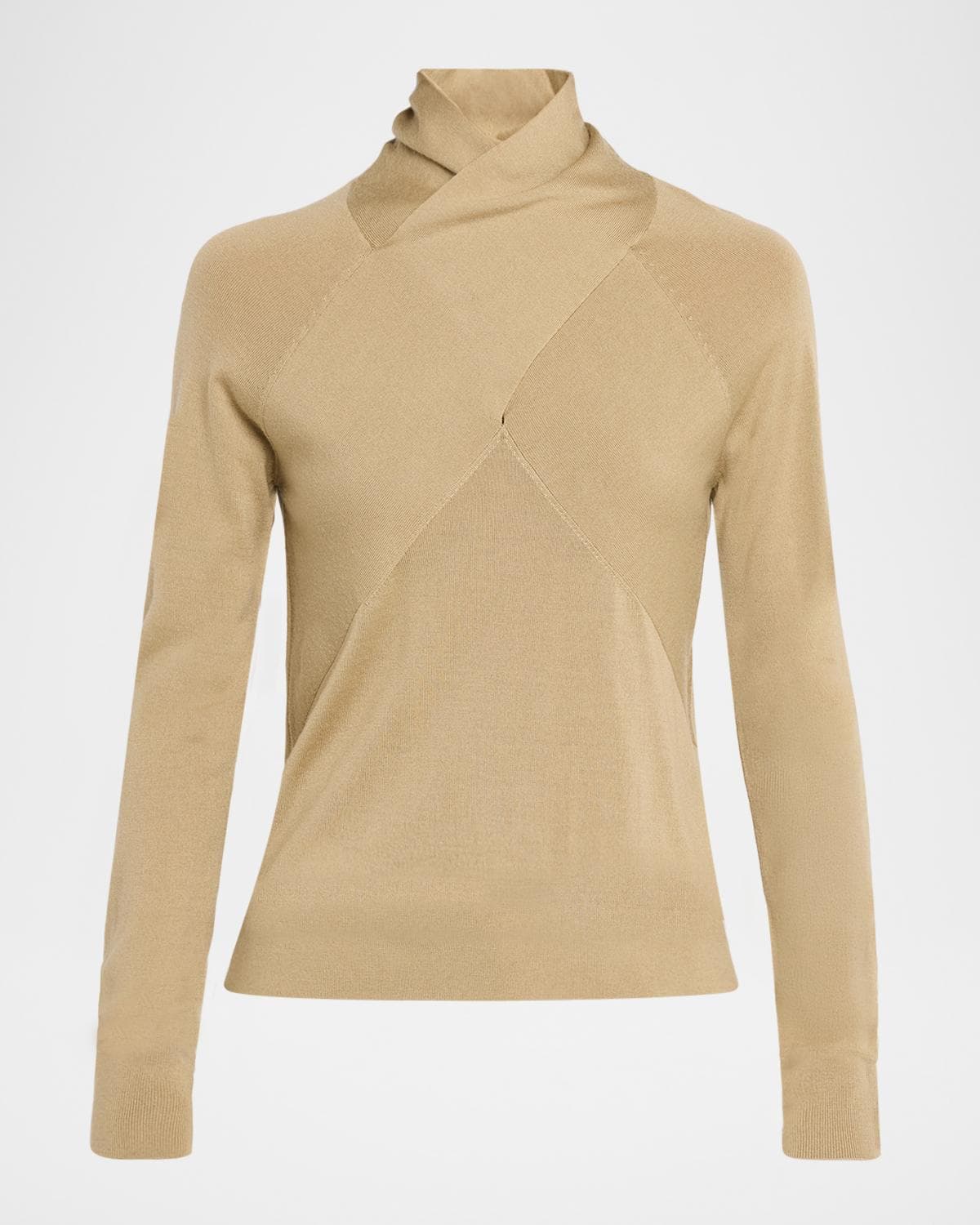 Toteme Crossover Merino Wool Sweater