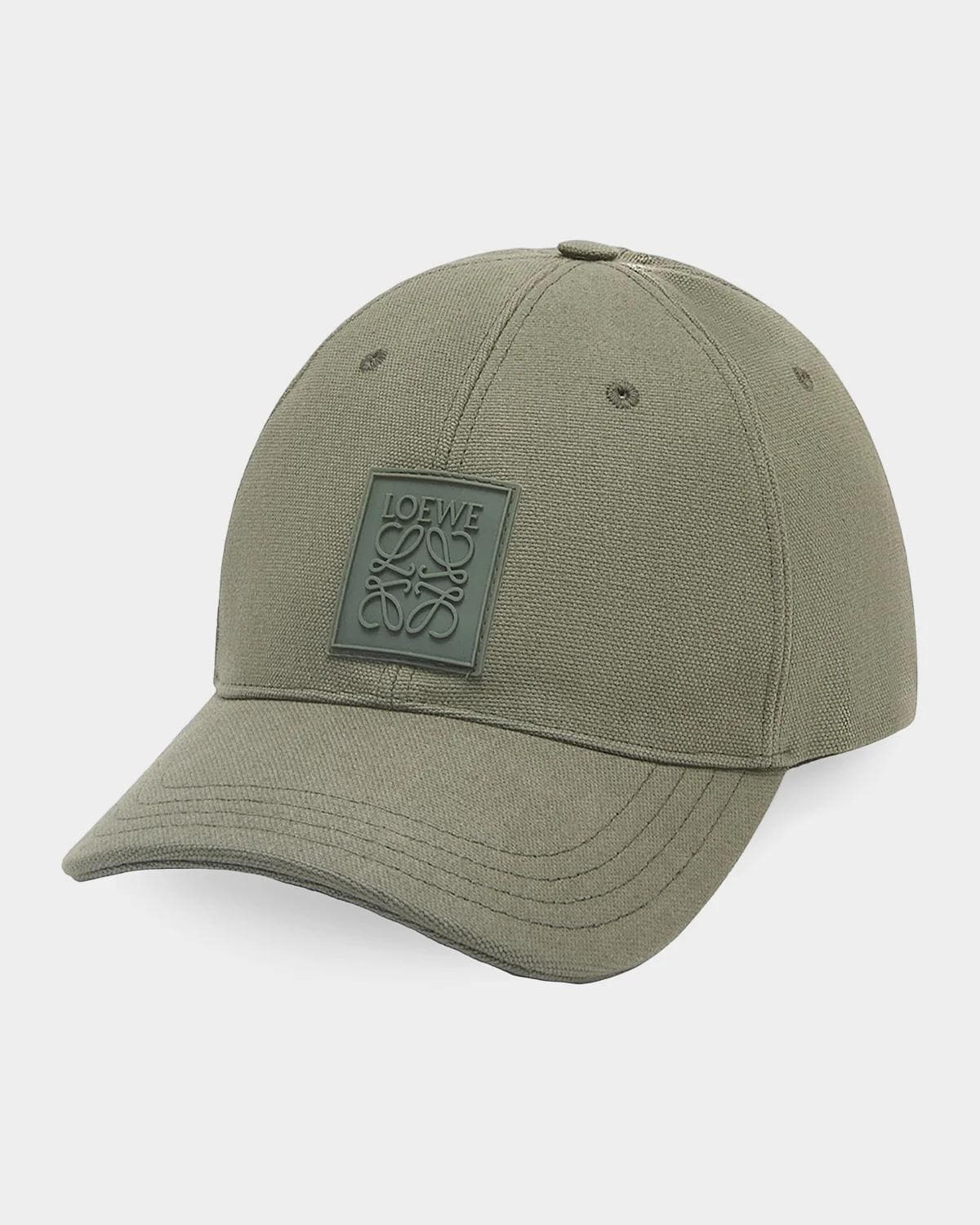 LOEWE Men's Anagram Patch Cotton Baseball Cap