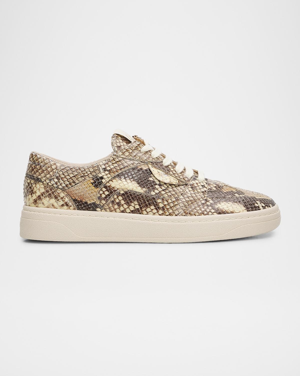 Giuseppe Zanotti Men's GZ94 Snake-Effect Leather Sneakers