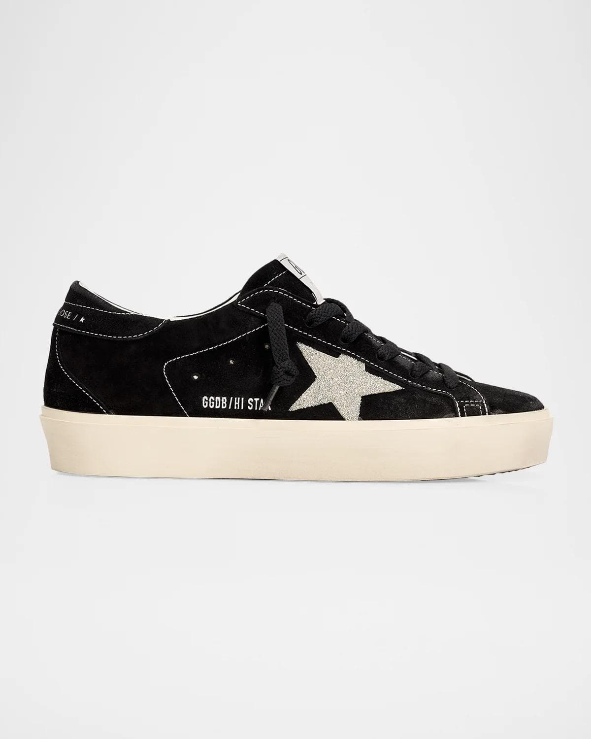 Golden Goose Ball Star Mixed Leather Low-Top Sneakers