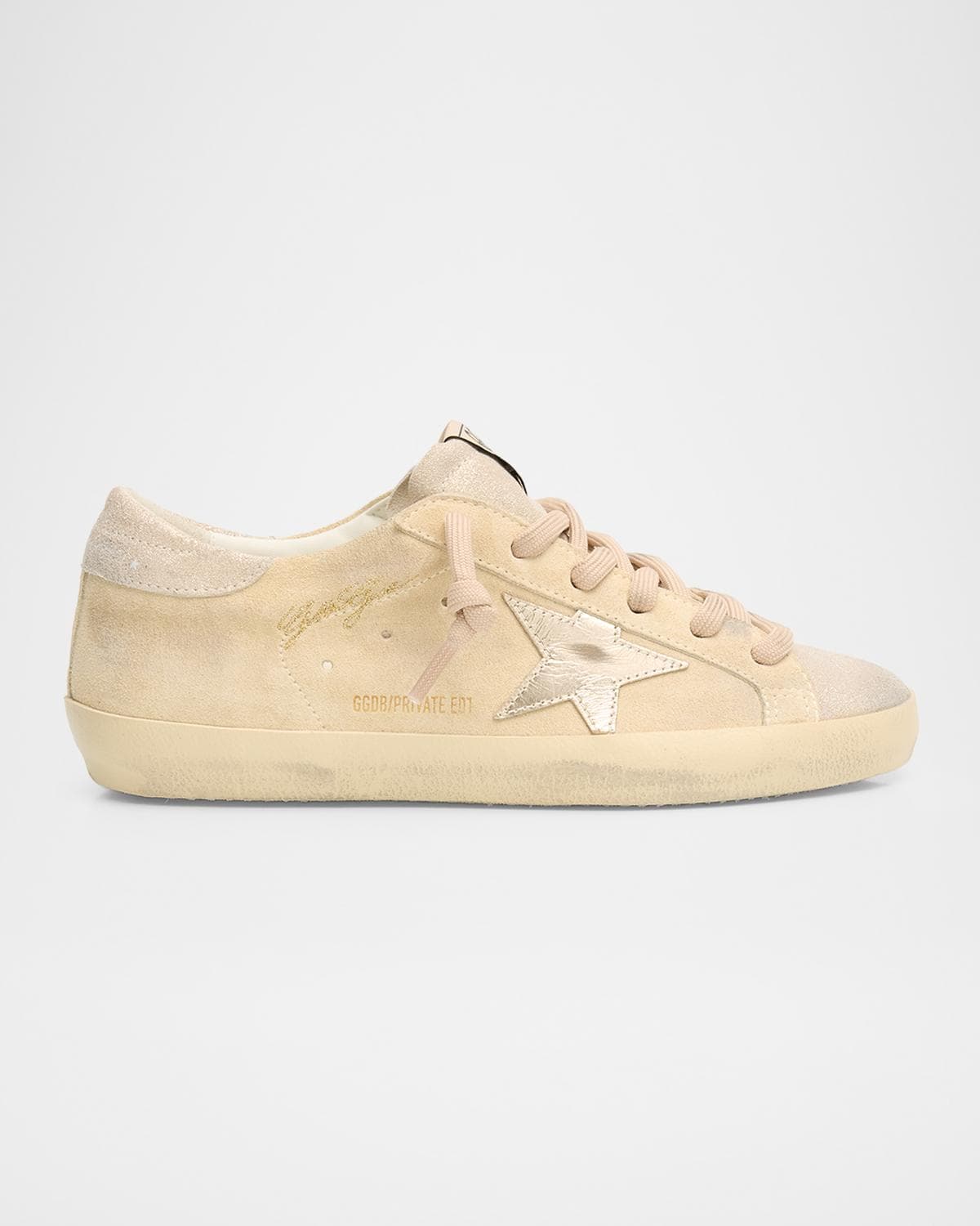 Golden Goose Super-Star Suede Low-Top Sneakers