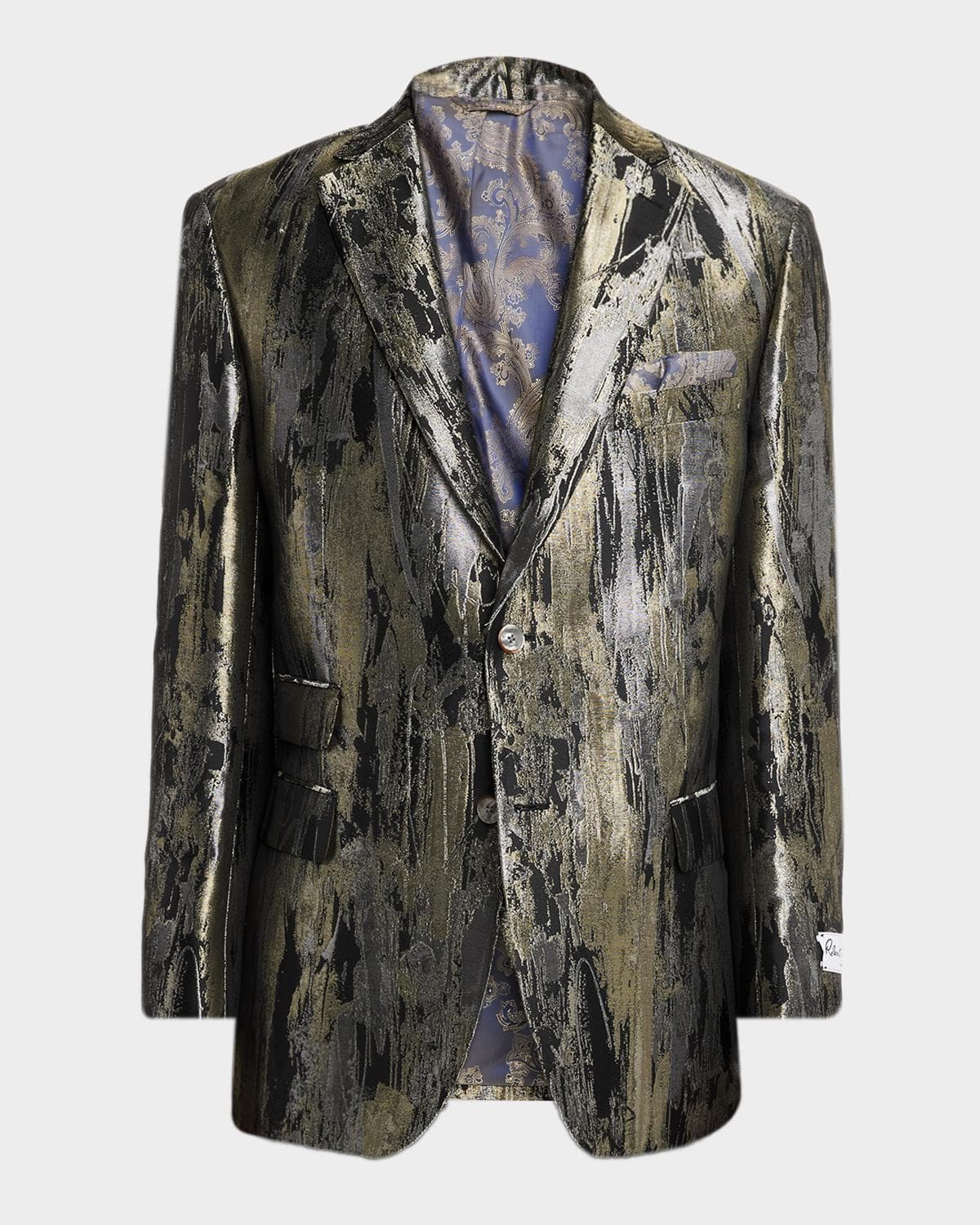 Robert Graham Men's Teagan Metallic Woven Blazer