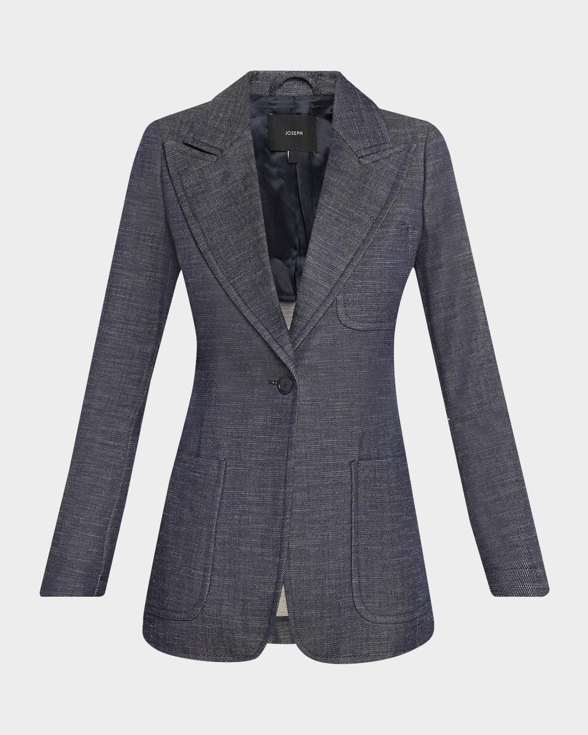 Joseph Cassini Single-Button Denim Jacket