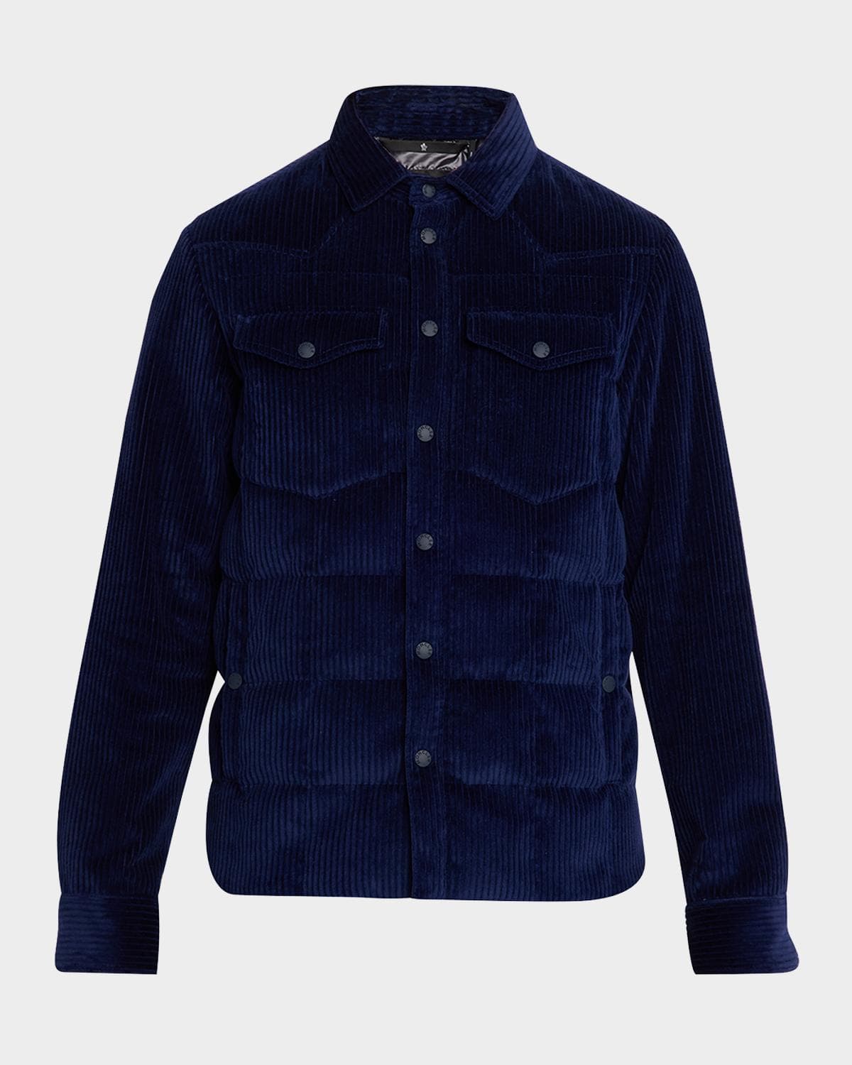 Moncler Grenoble Men's Snap-Front Shirt Jacket