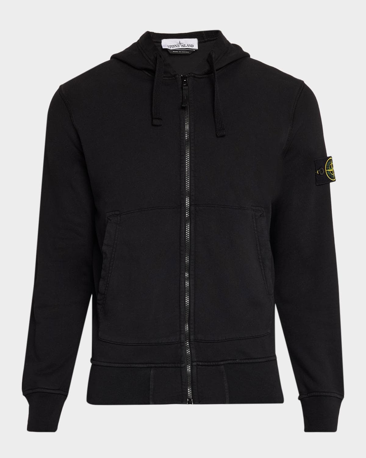 Stone Island Men's Zip-Up Hooded Sweatshirt