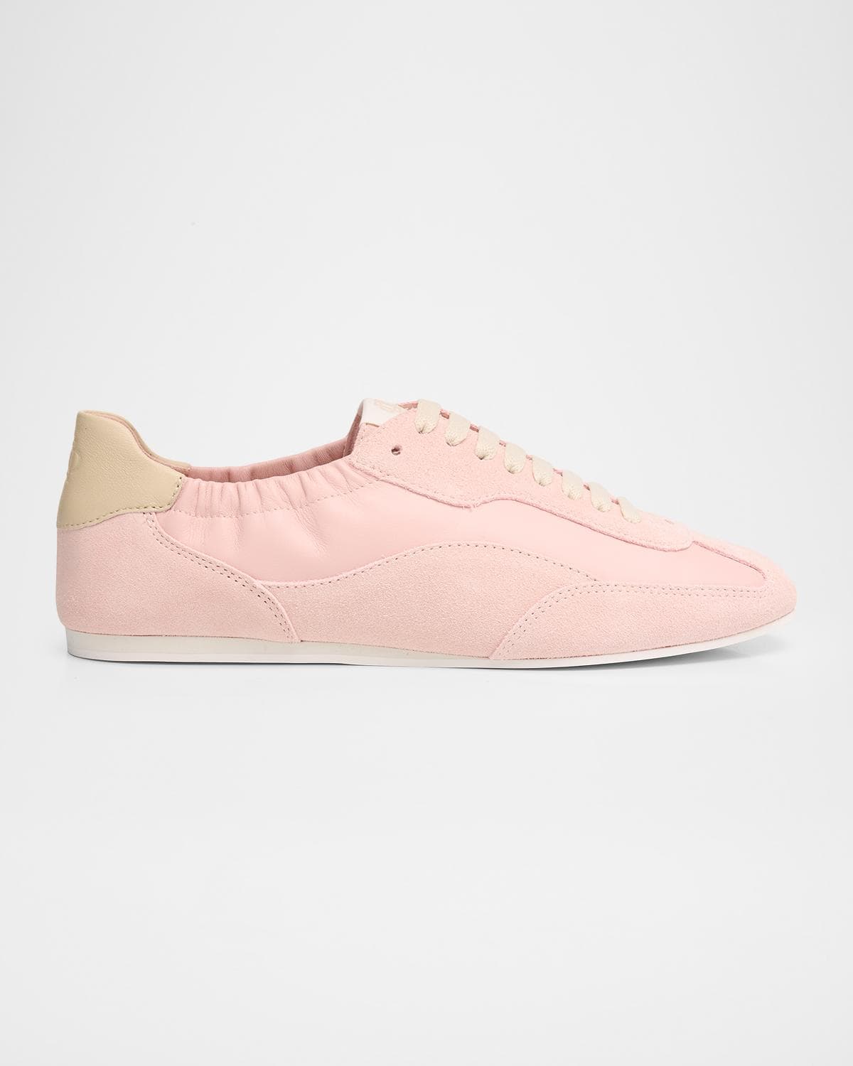 SIMKHAI Georgie Suede and Leather Low-Top Sneakers · 8B / 38EU