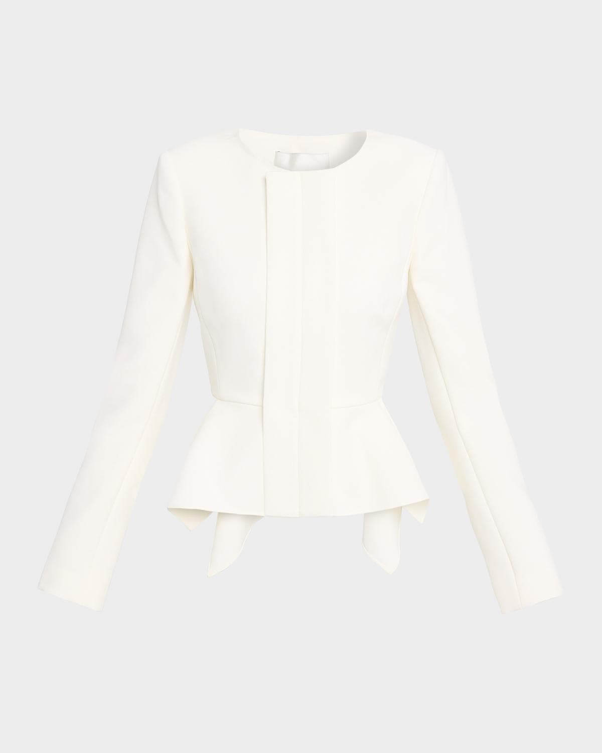 Roland Mouret Peplum Crepe Jacket · 4UK