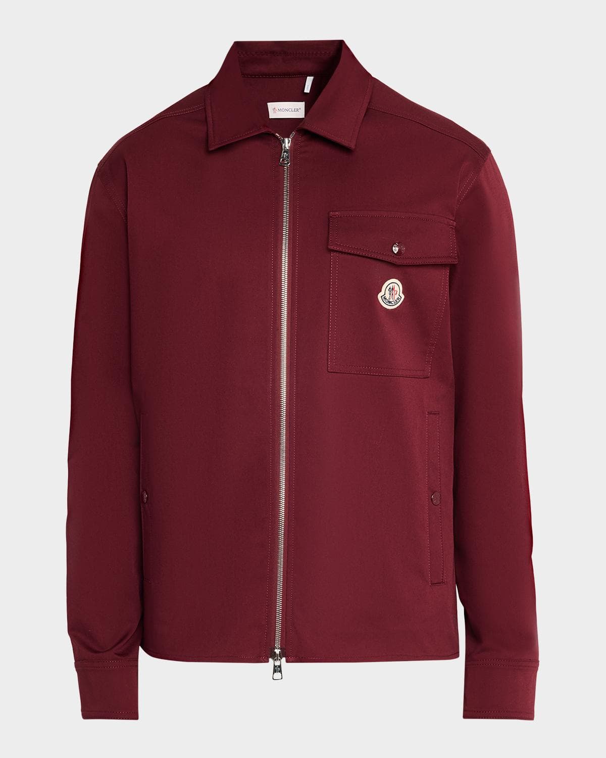 Moncler Men's Cotton-Blend Gabardine Shirt Jacket