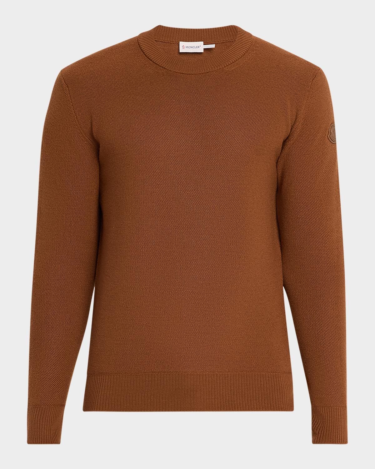 Moncler Men's Wool Knit Crewneck Sweater