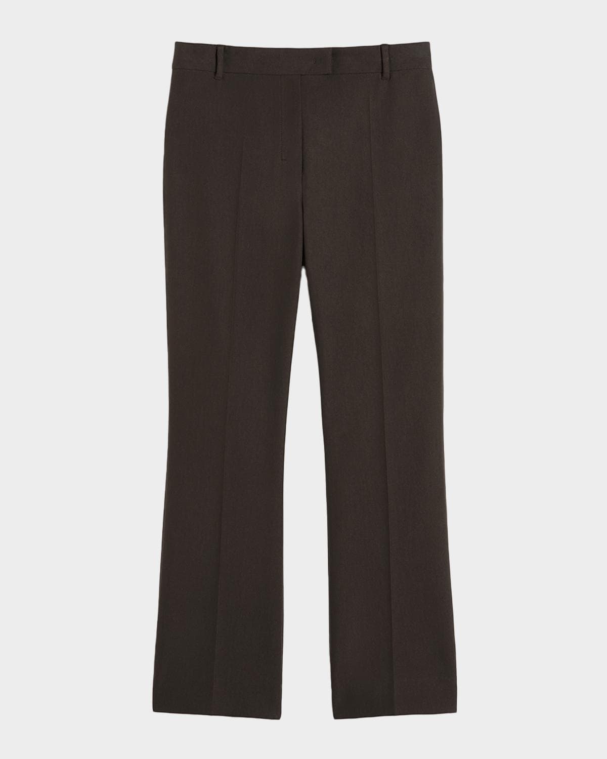 Max Mara Fatina Cotton Kickflare-Leg Ankle Pants