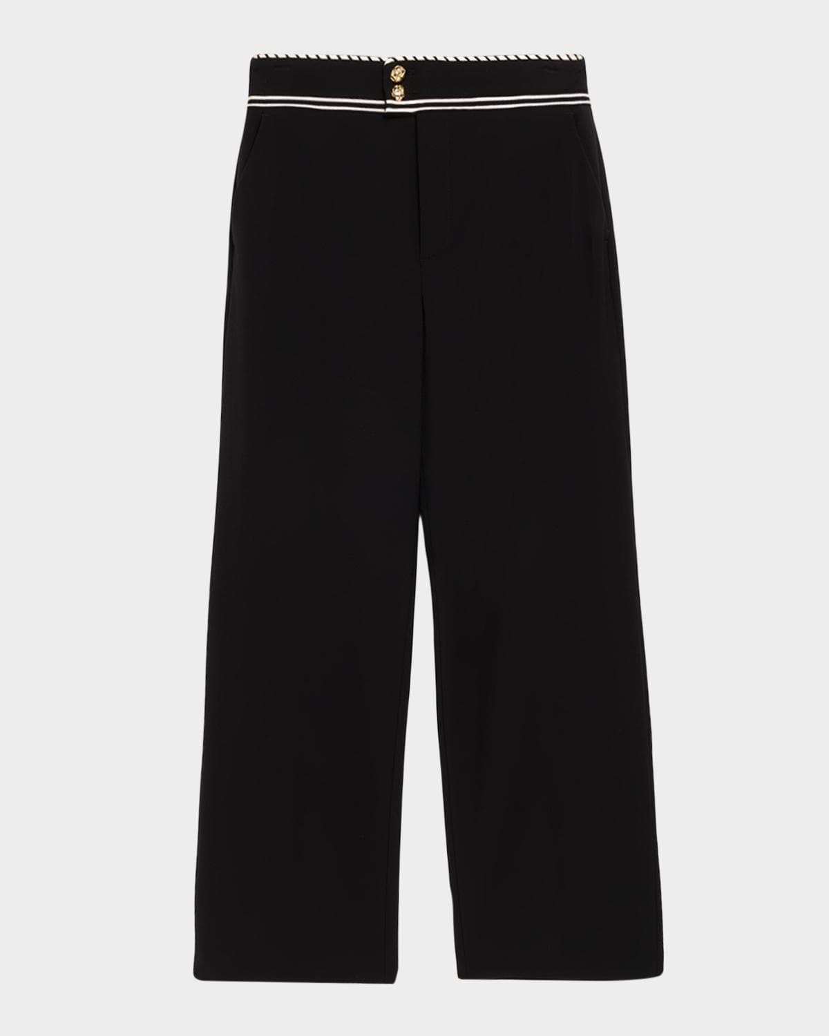 FRAME The Prim Slim Palazzo Trousers