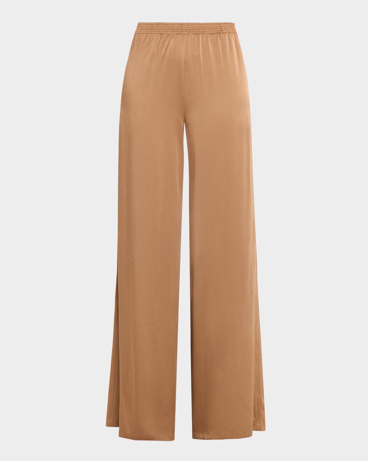 Fabiana Filippi Wide-Leg Envers Satin Trousers