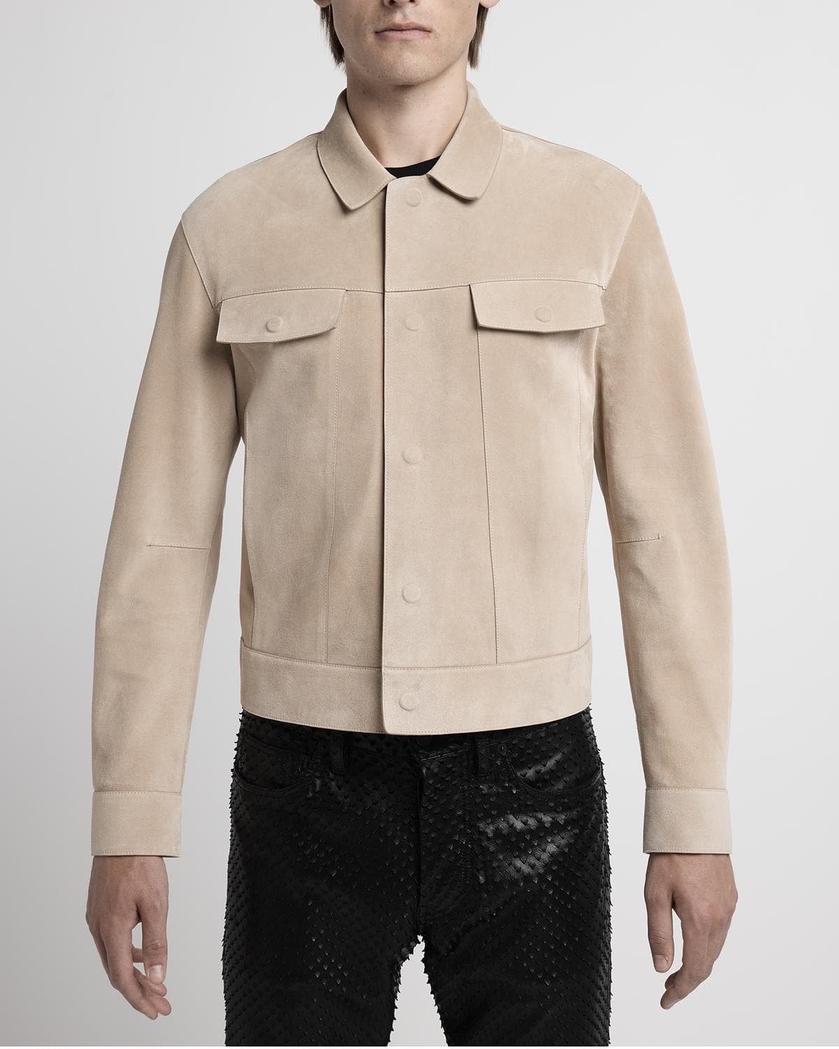 TOM FORD Men's Suede Snap-Front Western Jacket