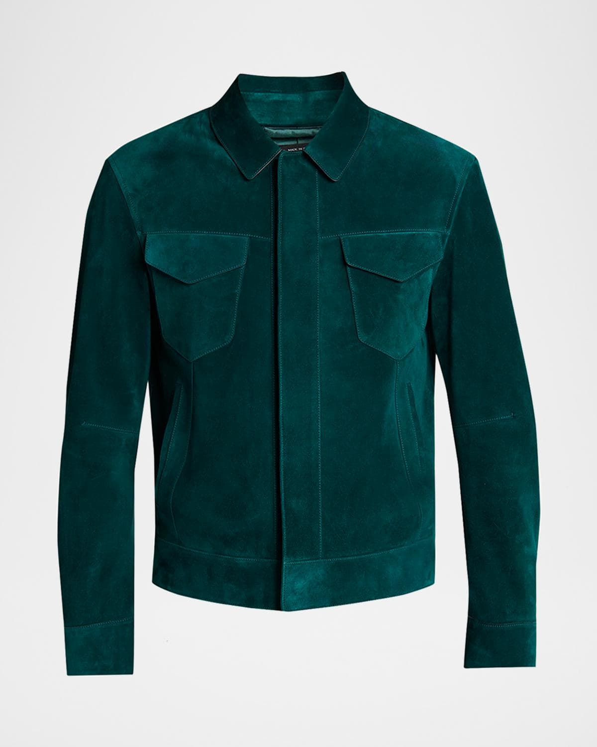 TOM FORD Men's Suede Snap-Front Western Jacket