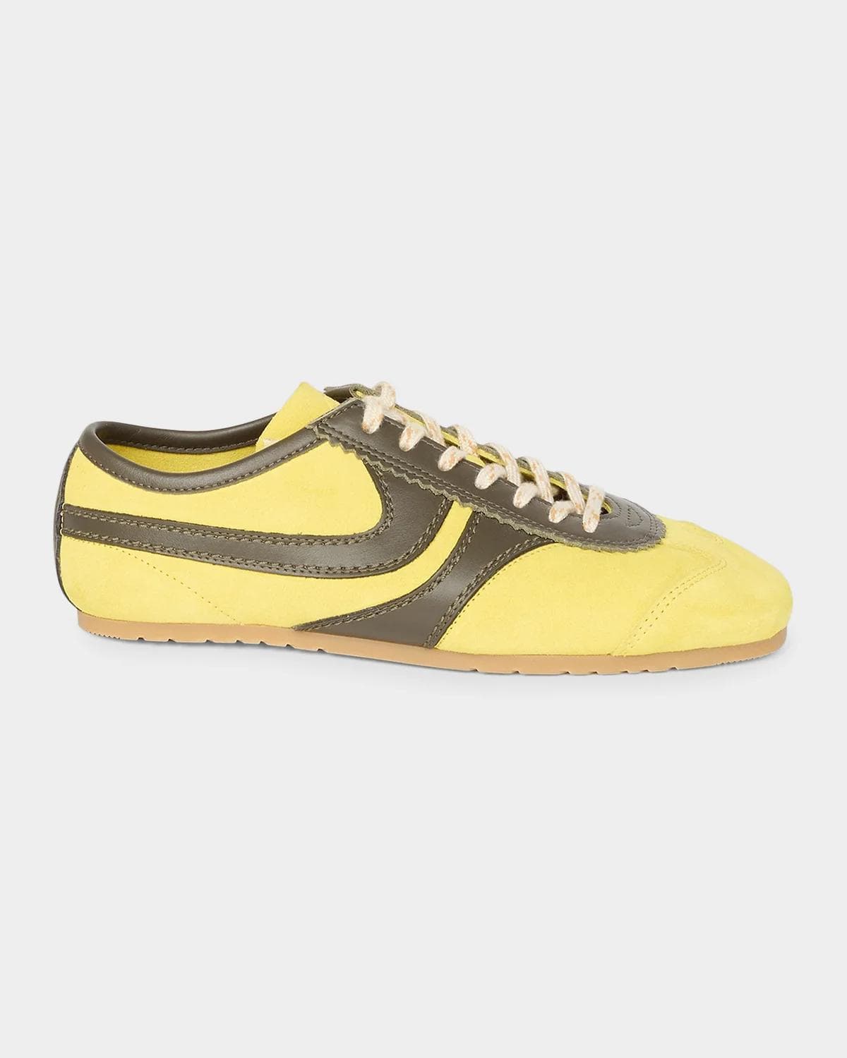 Dries Van Noten Mixed Leather Retro Runner Sneakers