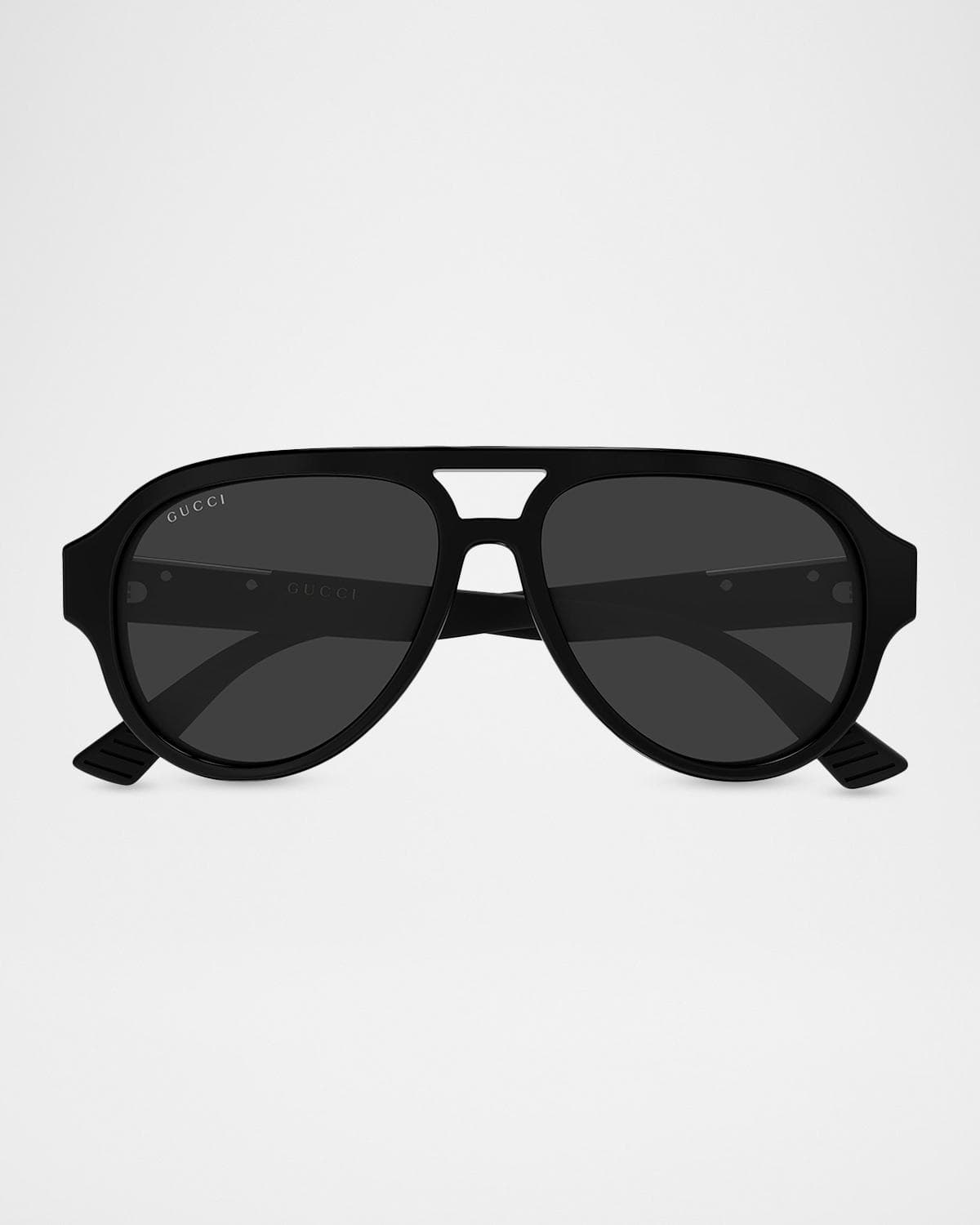 Gucci Men's GG2088S-001 Acetate Aviator Sunglasses