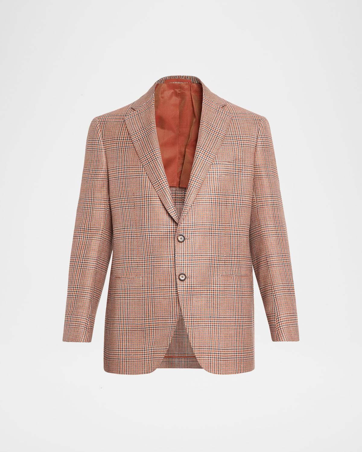 Cesare Attolini Men's Plaid Cashmere-Blend Sport Jacket · 50 EU (40 US)