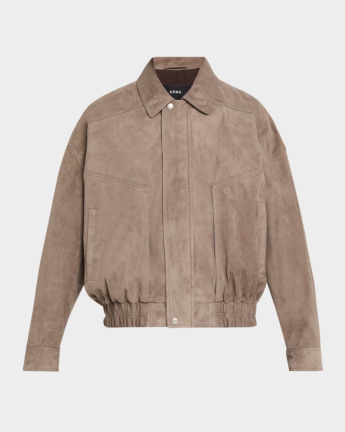 Arma Frederica Suede Bomber Jacket · 10