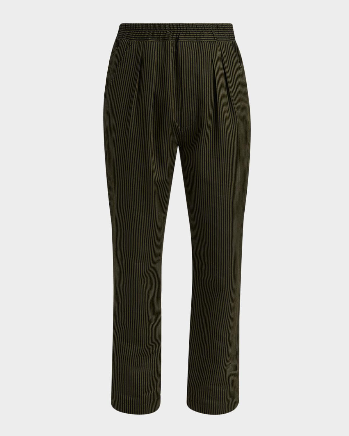TOM FORD Men's Cotton and Silk Bengal Stripe Lounge Pants