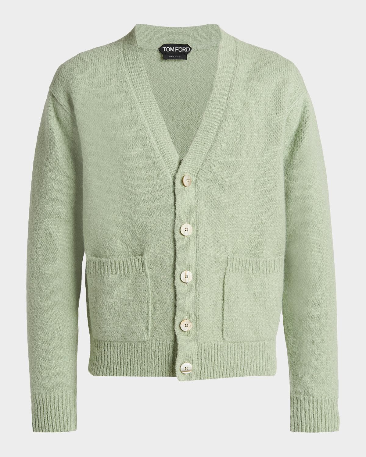 TOM FORD Men's Wool-Blend Knit Cardigan