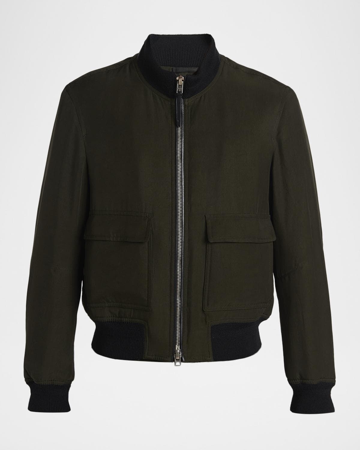 TOM FORD Men's Flap-Pocket Bomber Jacket