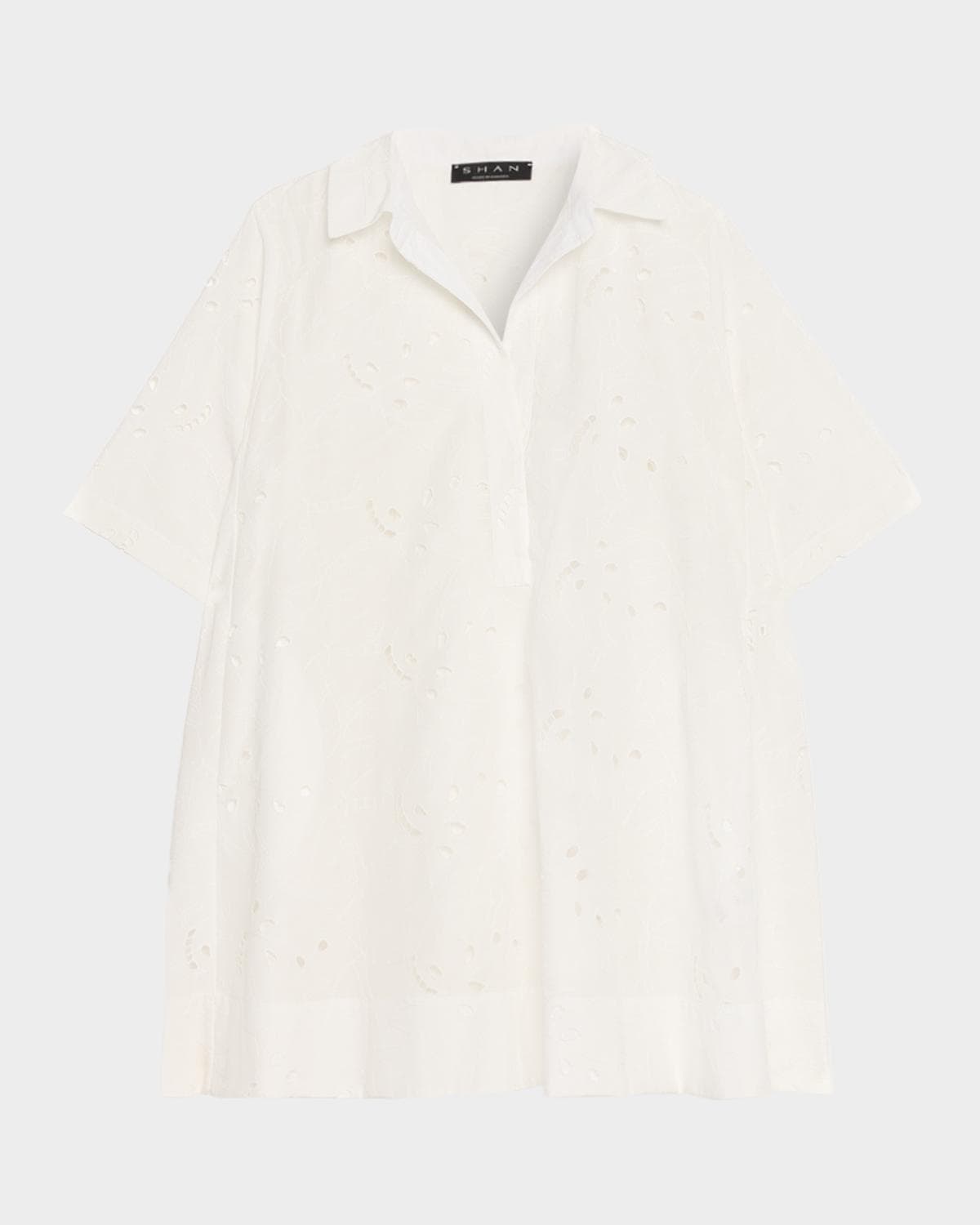 Shan Lili Embroidered Sun Dress Coverup