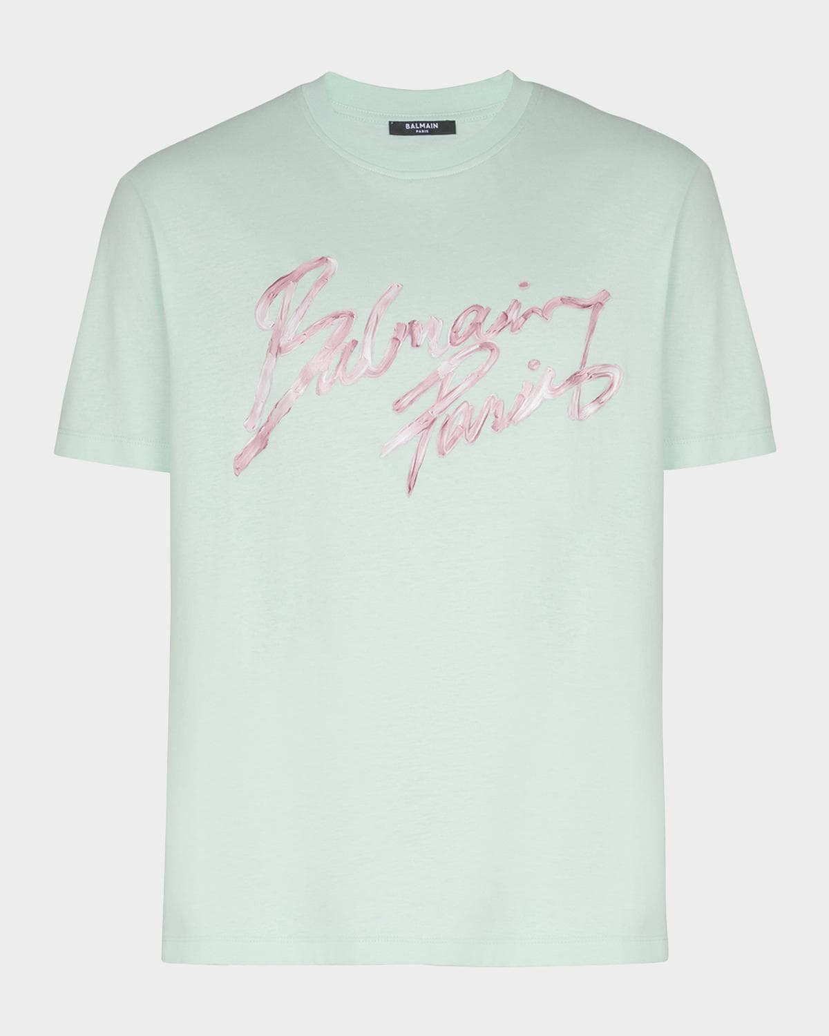Balmain Men's Balmain Paris Printed Cotton T-Shirt