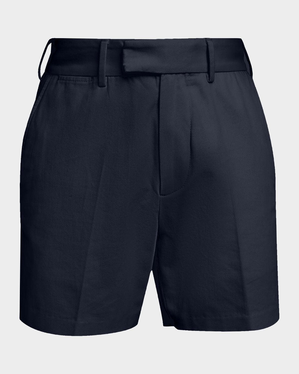 TOM FORD Men's Brushed Cotton Flat-Front Shorts
