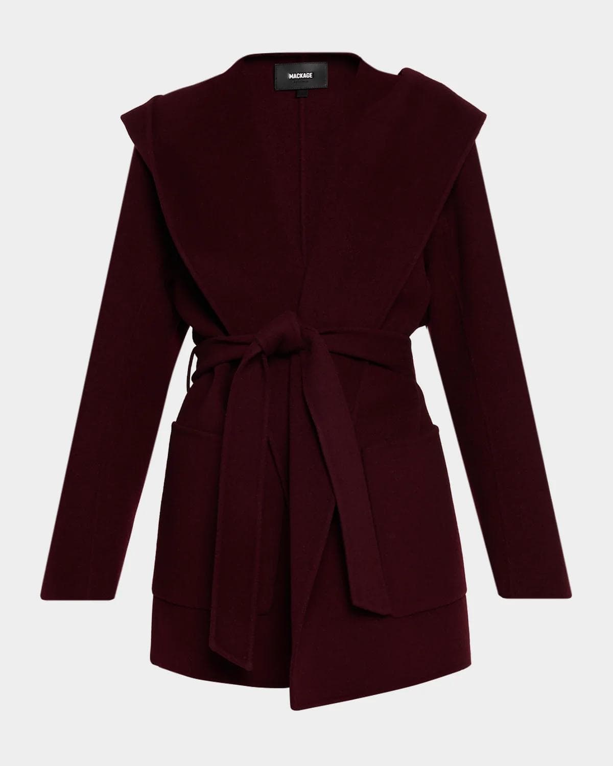 Mackage Paya Double-Face Wool Wrap Coat