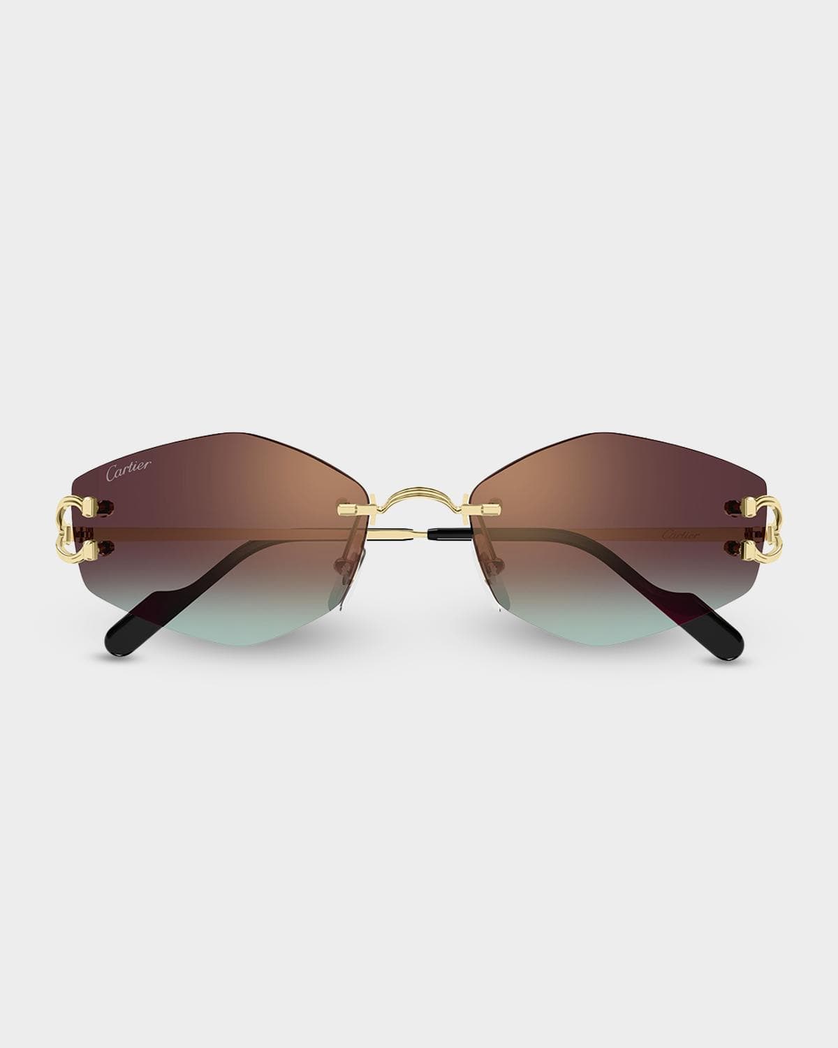 Cartier Première de Cartier 56mm Geometric Sunglasses