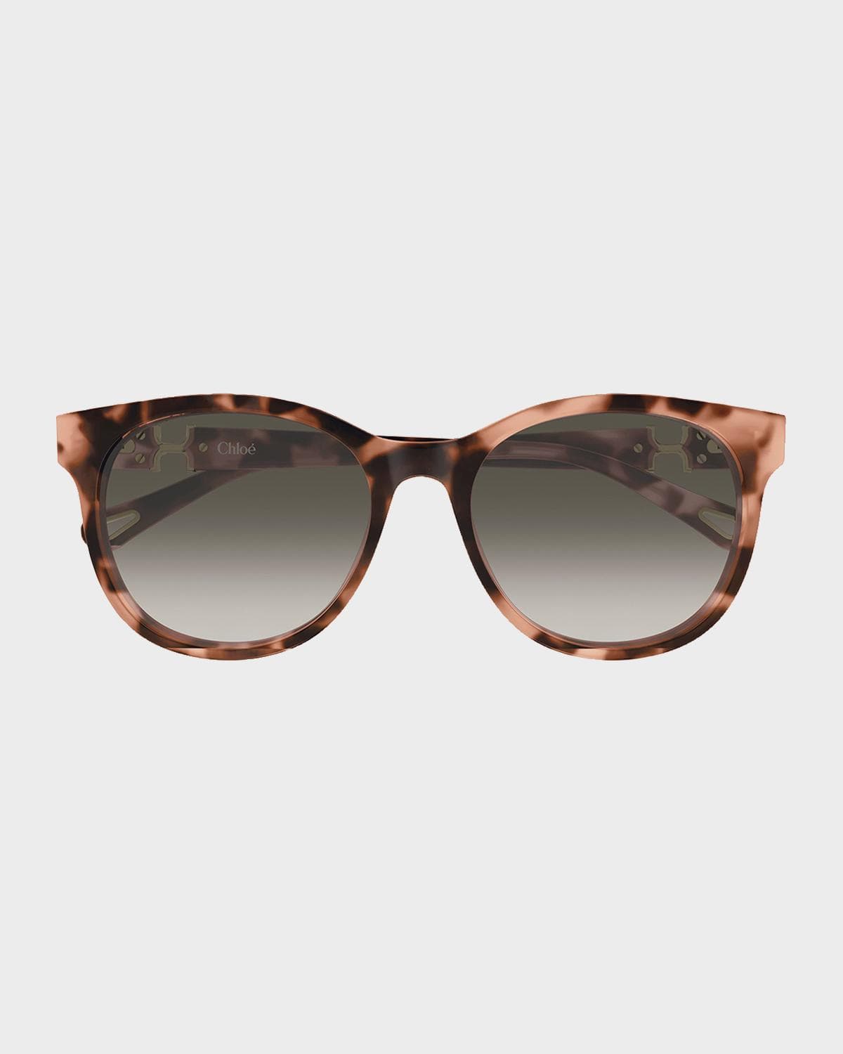 Chloe 56mm Acetate Round Sunglasses