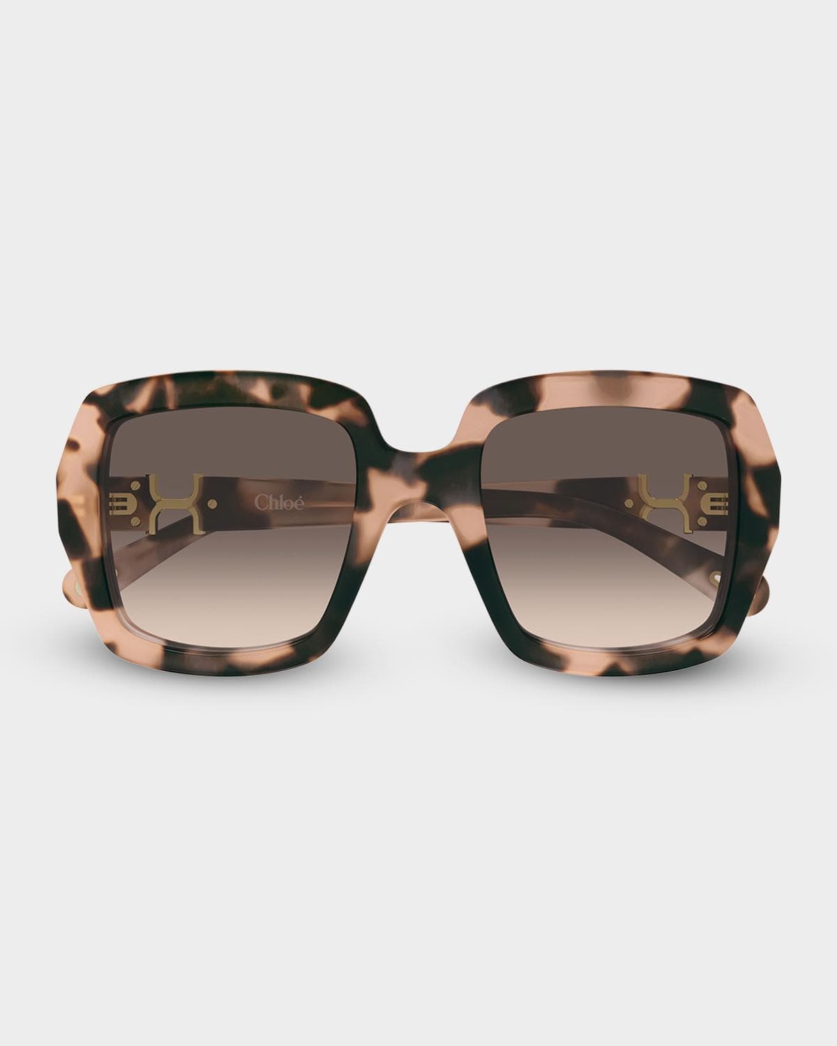 Chloe 52mm Acetate Square Sunglasses