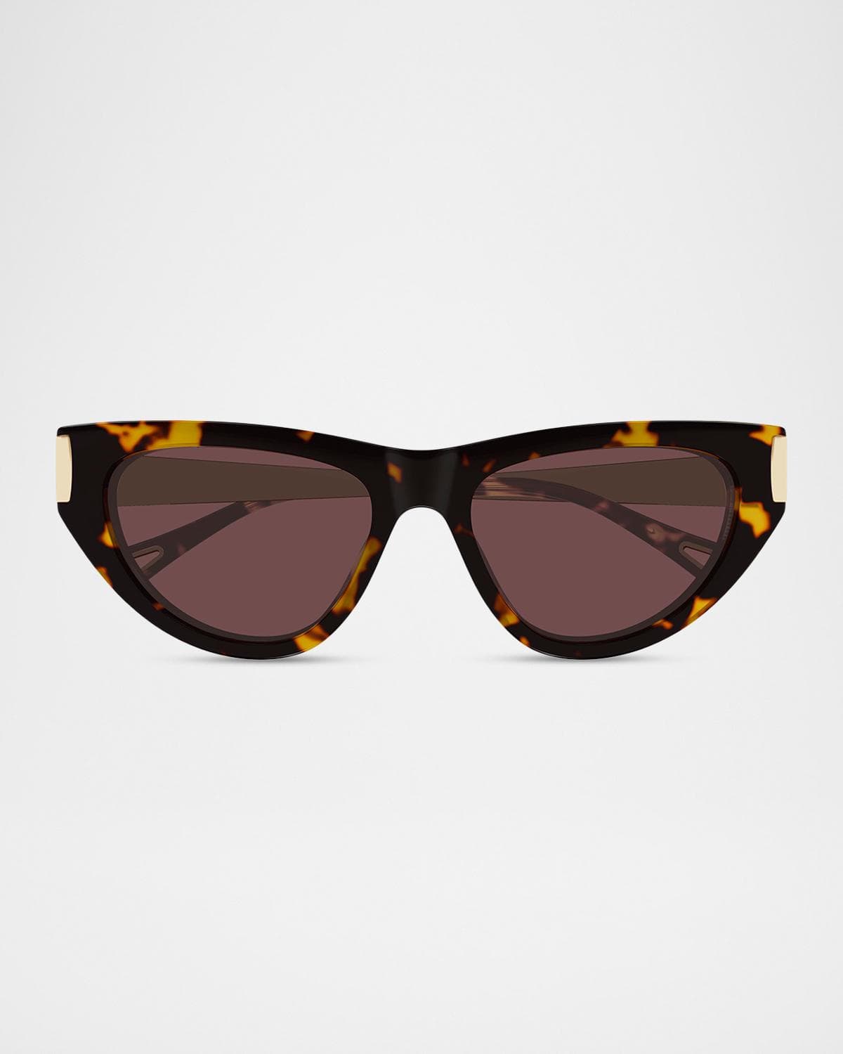 Chloe 54mm Acetate & Metal Cat-Eye Sunglasses