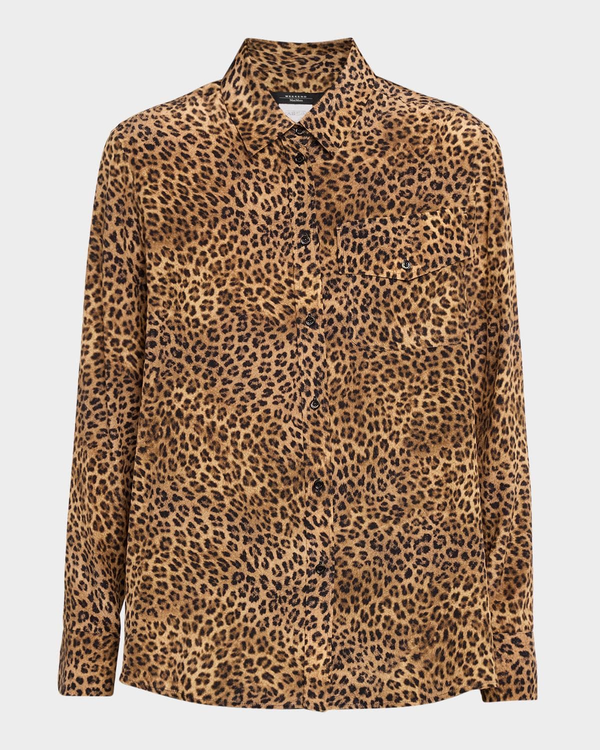 Weekend Max Mara Leopard-Print Silk Shirt · 1