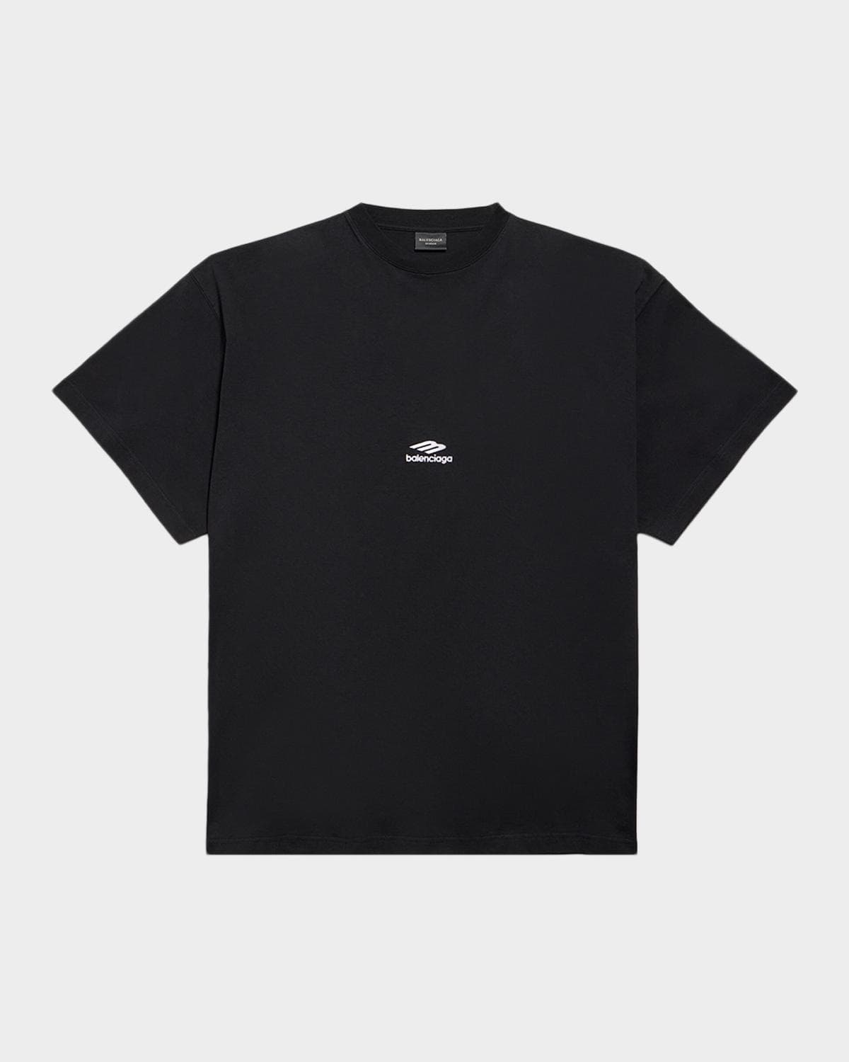 Balenciaga Men's 3B Logo Oversized T-Shirt